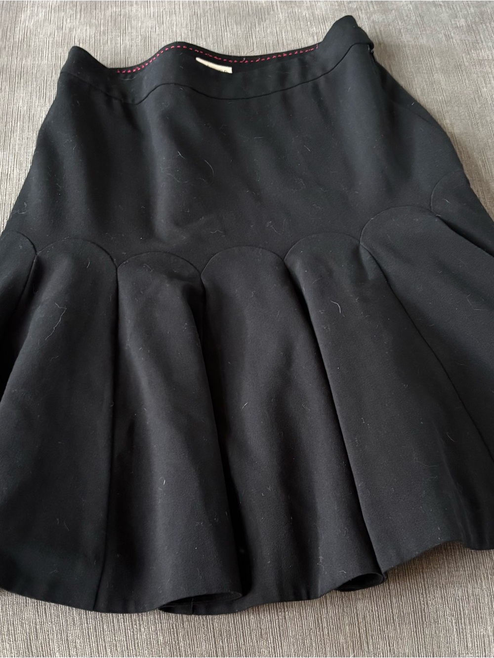 Classic Black Flared Women's Skirt